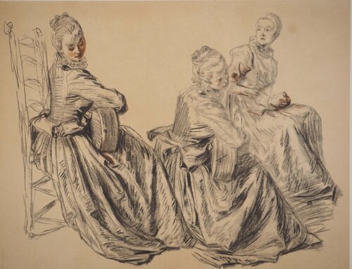 Le cours de guitare by Jean-Antoine Watteau, Print for Sale on Singulart
