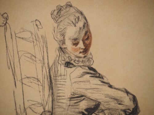 Le cours de guitare by Jean-Antoine Watteau, Print for Sale on Singulart