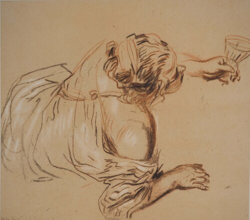 Etude pour bacchanale by Jean-Antoine Watteau, Print for Sale on Singulart
