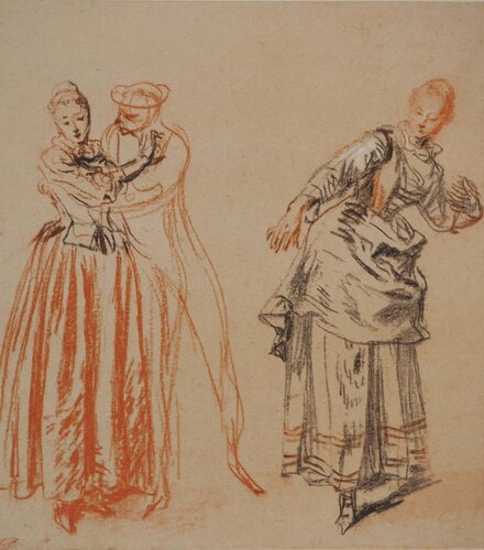 Etude de deux femmes by Jean-Antoine Watteau, Print for Sale on Singulart