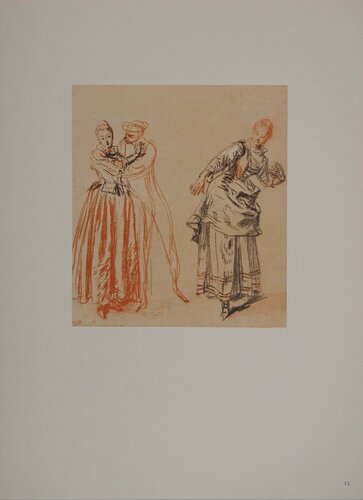 Etude de deux femmes by Jean-Antoine Watteau, Print for Sale on Singulart