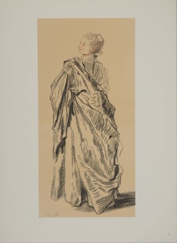Femme de dos van Jean-Antoine Watteau, Afdruk te koop op Singulart