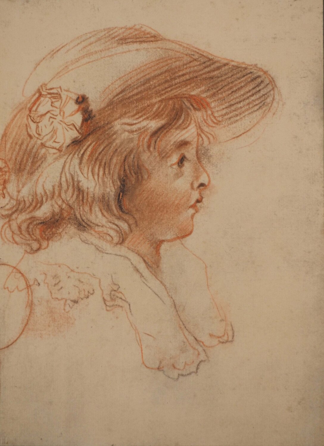 Profil du jeune garçon Jean-Antoine Watteau Afdruk te koop