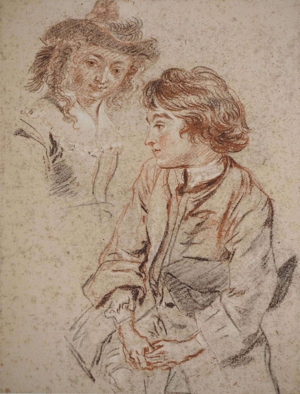 Etude de mousquetaires Jean-Antoine Watteau