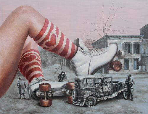 Clash di Rudolf Kosow, Pittura in vendita su Singulart
