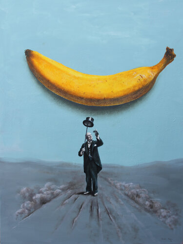 Banana de Rudolf Kosow, Pintura a la venta en Singulart