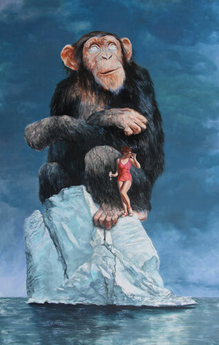 Wrong place, wrong time von Rudolf Kosow, Malerei kaufen auf Singulart