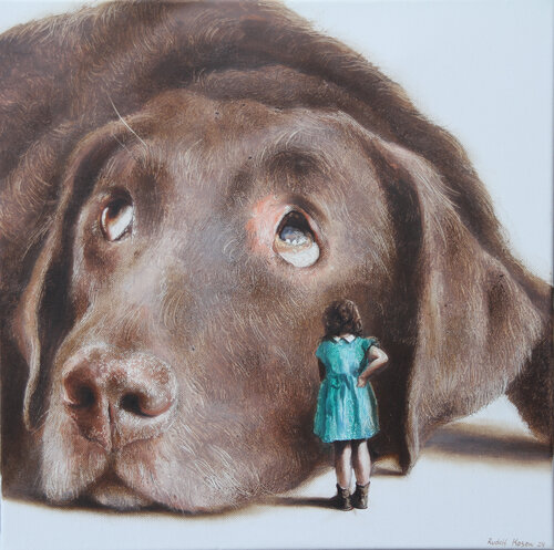 Shy di Rudolf Kosow, Pittura in vendita su Singulart