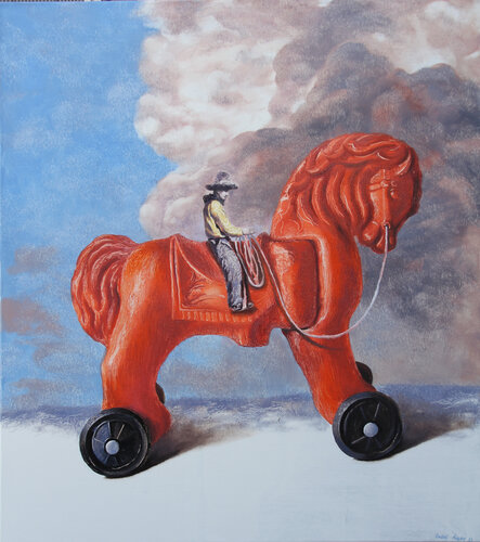 Easy Rider by Rudolf Kosow, Painting for Sale on Singulart