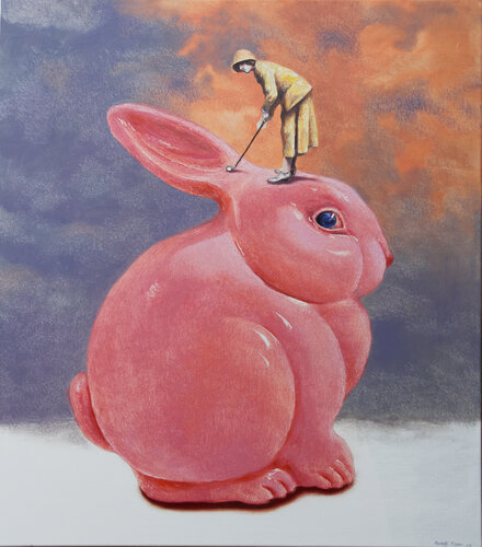 Vorahnung by Rudolf Kosow, Painting for Sale on Singulart