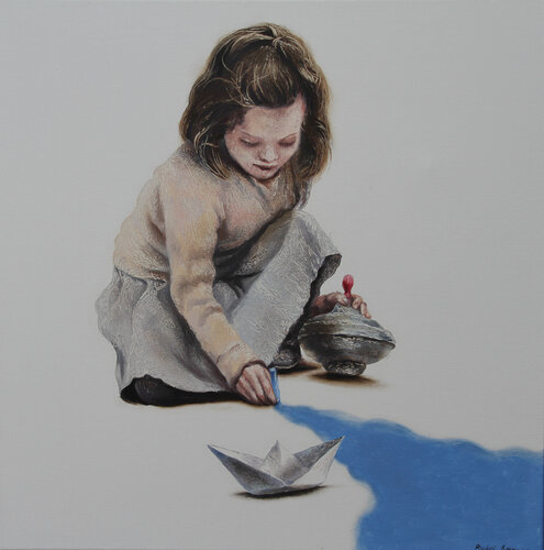 Der Anfang di Rudolf Kosow, Pittura in vendita su Singulart