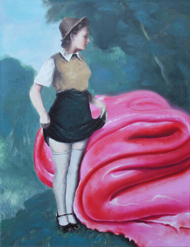 Exciting stranger by Rudolf Kosow, Painting for Sale on Singulart