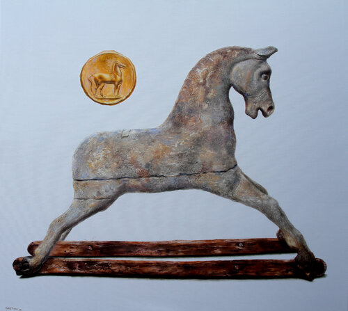 Mentor di Rudolf Kosow, Pittura in vendita su Singulart