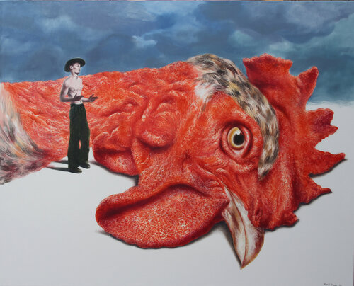 Spaßvogel by Rudolf Kosow, 회화 for Sale on Singulart