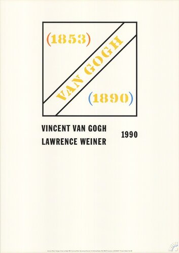 Homage to Vincent Van Gogh by Lawrence Weiner, Print for Sale on Singulart