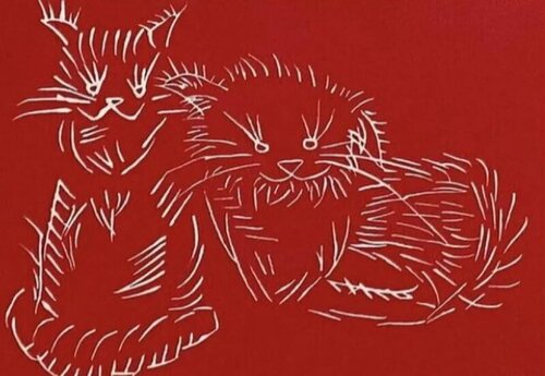 Cats (Red) by Ai Weiwei, 인쇄 for Sale on Singulart