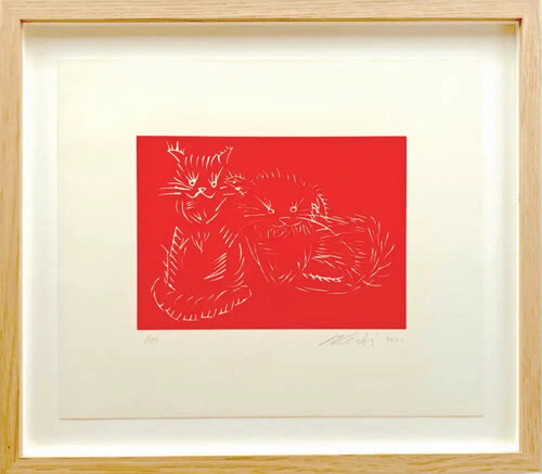 Cats, red van Ai Weiwei, Afdruk te koop op Singulart