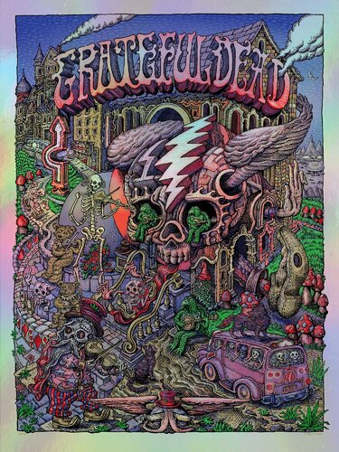 Grateful Dead Rainbow Foil Variant by David Welker, Print for Sale on Singulart