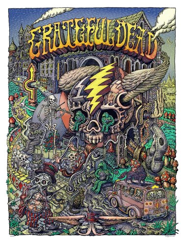 Grateful Dead Variant by David Welker, Print for Sale on Singulart