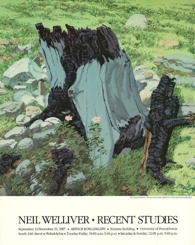 Burnt Stump and Wild Rose di Neil Welliver, Stampa in vendita su Singulart
