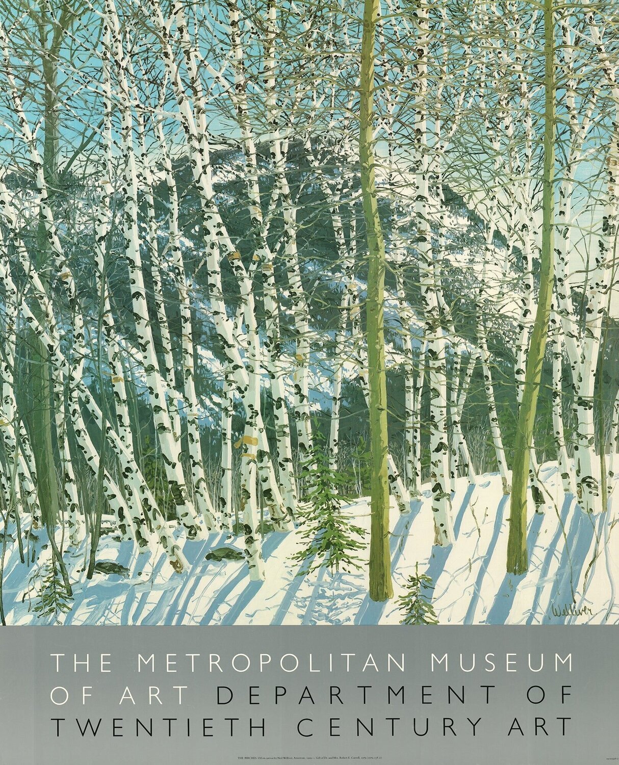 The Birches Neil Welliver Stampa in vendita