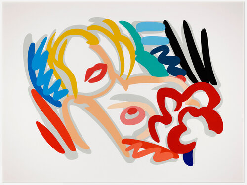 Big Blonde (huge hand signed screen print) van Tom Wesselmann, Afdruk te koop op Singulart