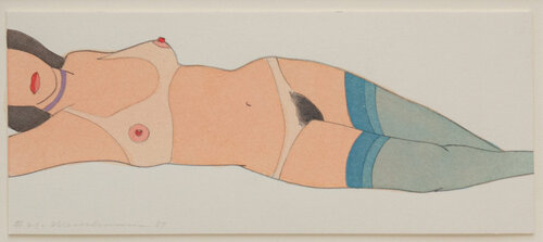 Reclining Nude #21 di Tom Wesselmann, Opera su carta in vendita su Singulart