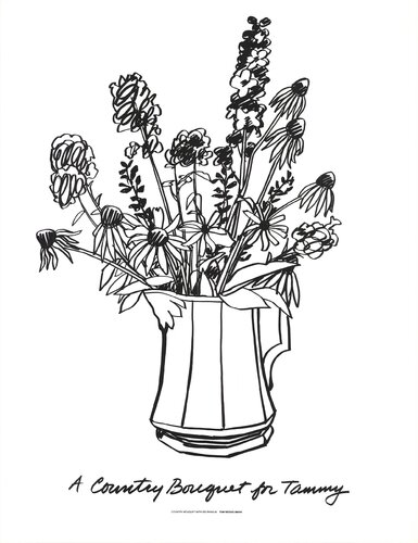 A Country Bouquet for Tammy by Tom Wesselmann, 인쇄 for Sale on Singulart