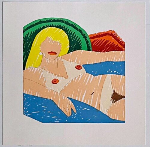Shiny Nude (Stealingworth, 33) + original envelope von Tom Wesselmann, Druck kaufen auf Singulart