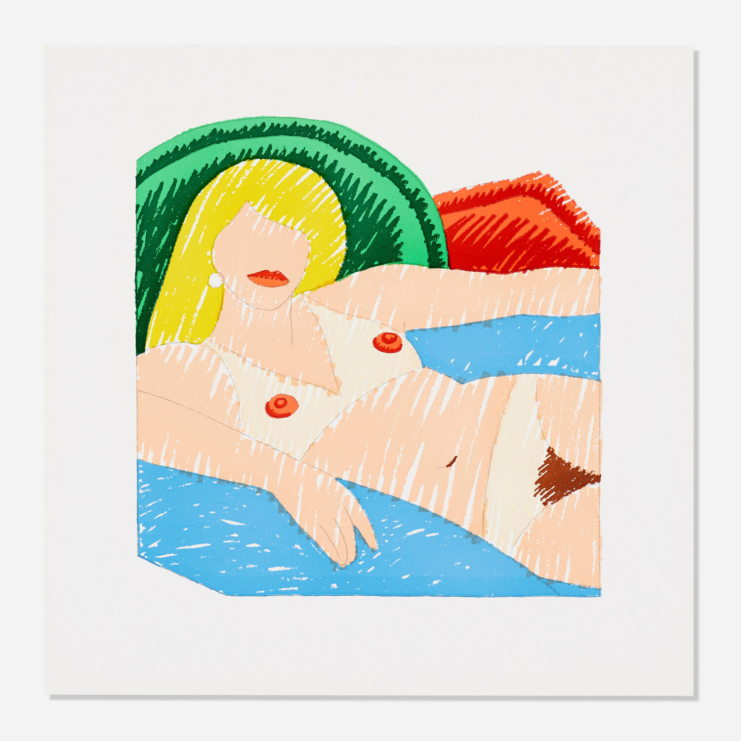 Shiny Nude (From the Rubber Stamp Portfolio) Tom Wesselmann Andere Medien zu verkaufen