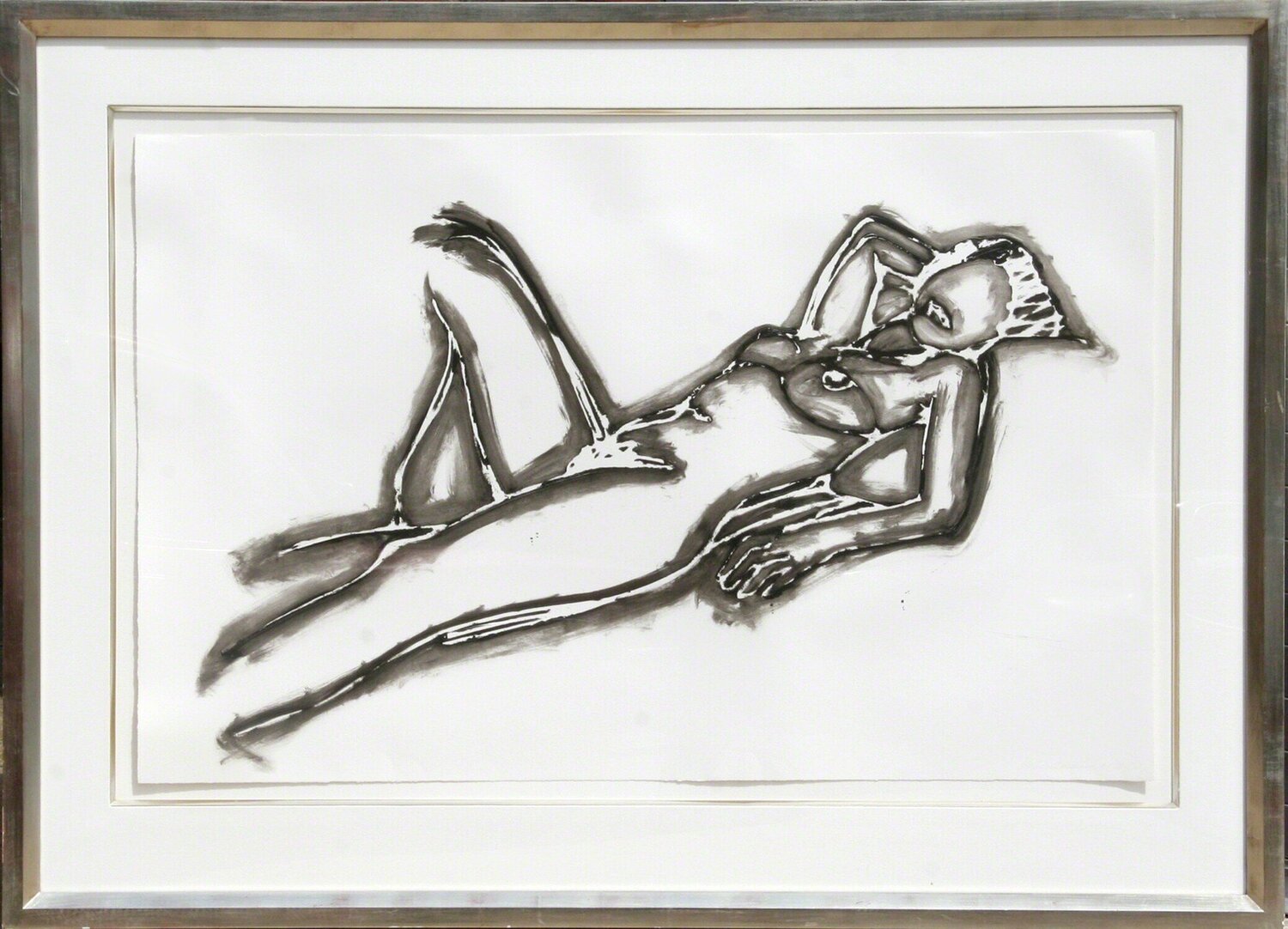 Monica Lying Down One Arm Up Tom Wesselmann Afdruk te koop