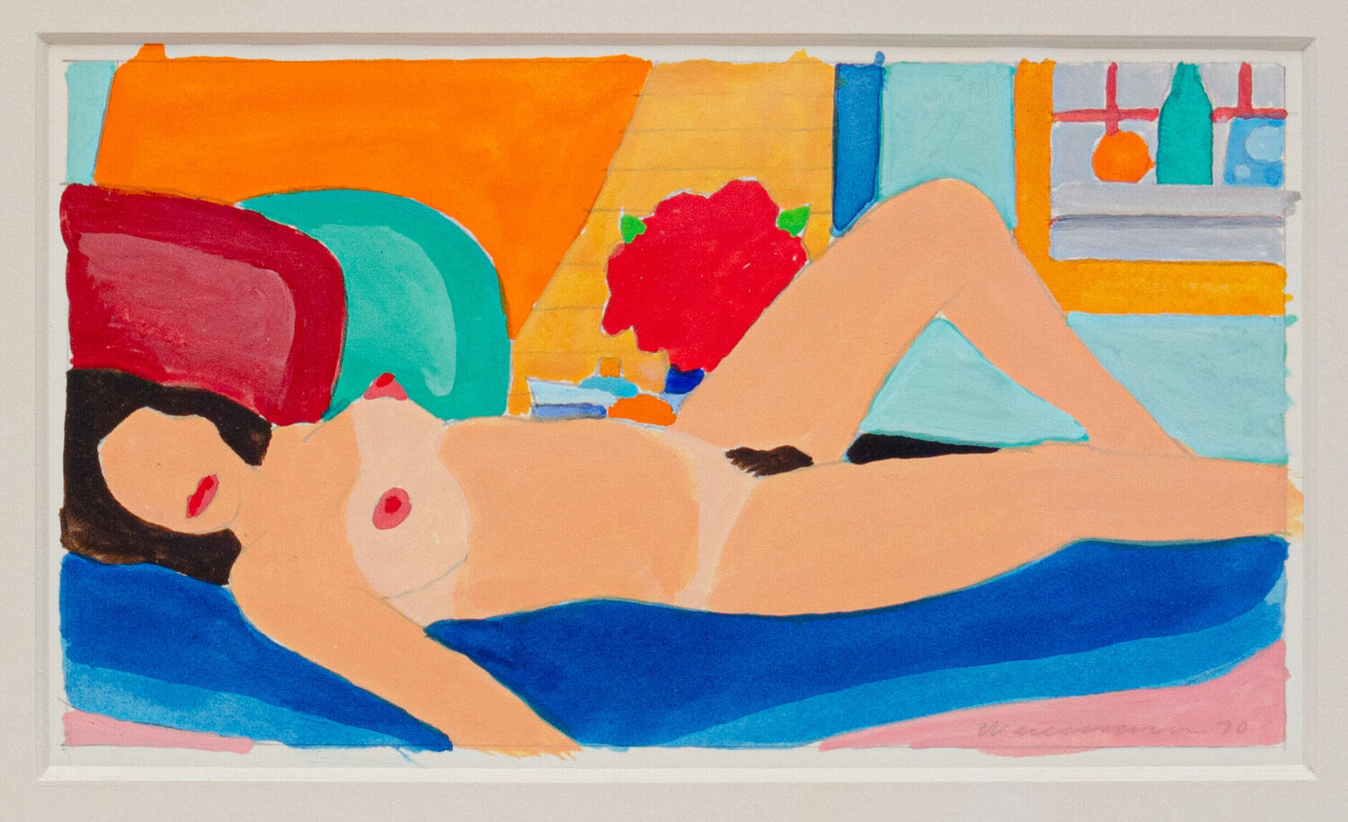 Study for Nude on a Couch Tom Wesselmann Opera su carta in vendita