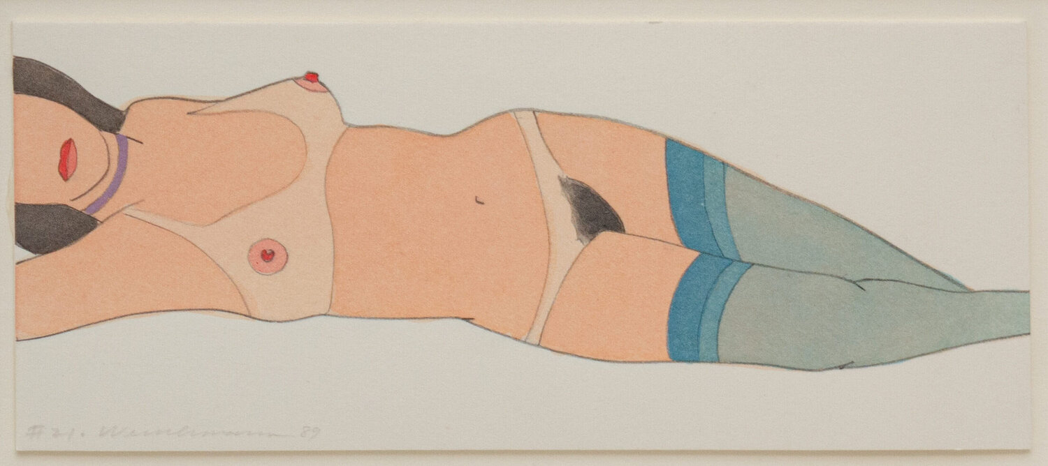 Reclining Nude #21 Tom Wesselmann Opera su carta in vendita