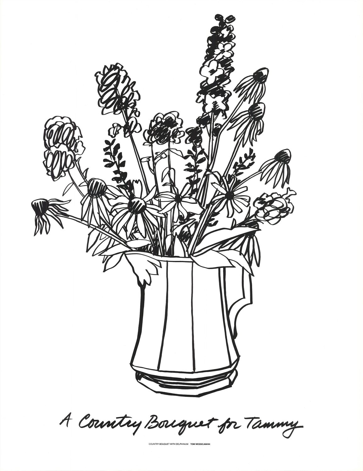 A Country Bouquet for Tammy Tom Wesselmann Druck zu verkaufen