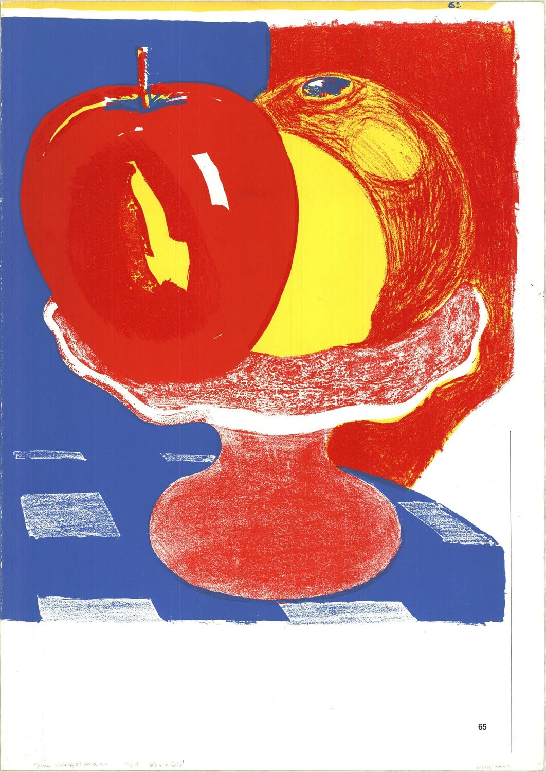Fruit plate from One Cent Life Portfolio Tom Wesselmann Stampa in vendita