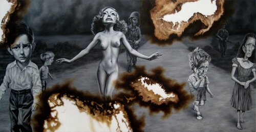 "Nam!" 1949 RKO Pictures by Eric White, 絵画 for Sale on Singulart