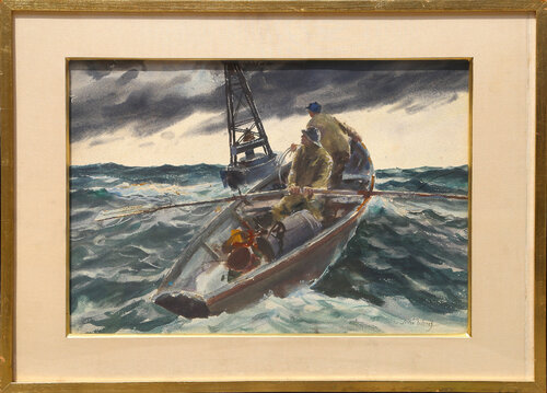 Keepers Of The Bell by John Whorf, 종이 for Sale on Singulart