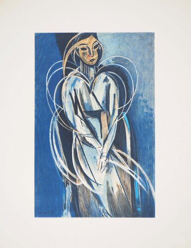 Femme cubiste by Stanley William Hayter, 版画 for Sale on Singulart