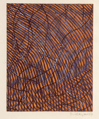 Abstract Composition by Stanley William Hayter, 인쇄 for Sale on Singulart