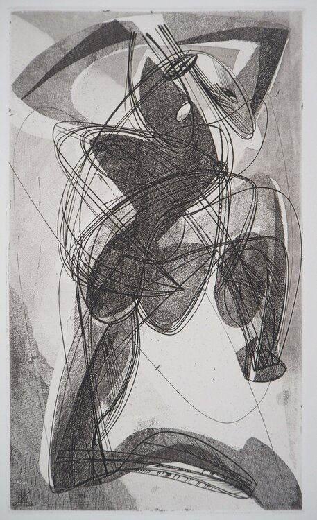 Femme cubiste Stanley William Hayter