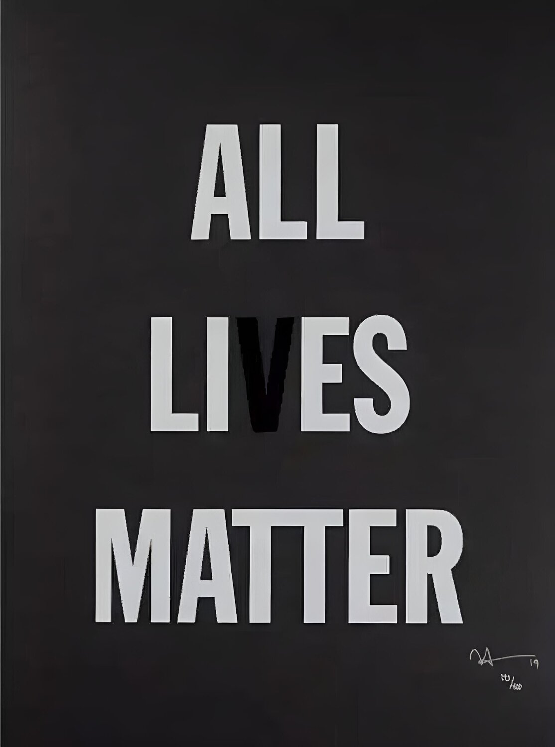 All Lies Matter Hank Willis Thomas Stampa in vendita