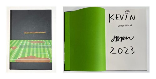 Jonas Wood 24 Tennis Court Drawings book (hand signed, dated and inscribed) par Jonas Wood, Édition en vente sur Singulart