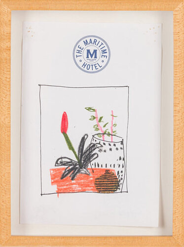 Jonas Wood Untitled (Drawing of Plant Still Life) by Jonas Wood, Work on Paper for Sale on Singulart