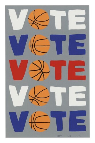 Vote von Jonas Wood, Druck kaufen auf Singulart