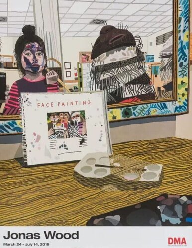 Face Painting di Jonas Wood, Stampa in vendita su Singulart