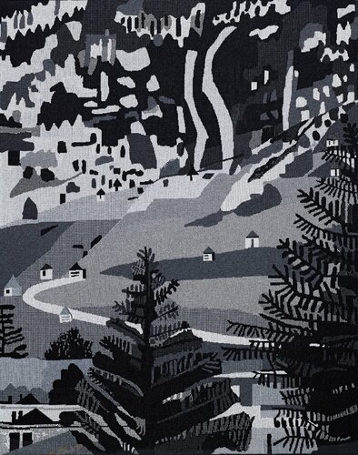 Untitled by Jonas Wood, 섬유 예술 for Sale on Singulart