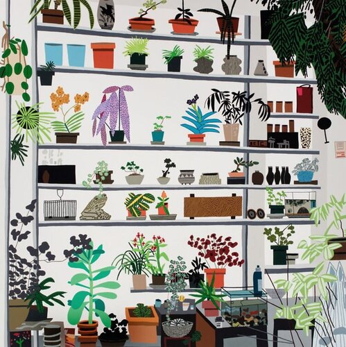 Jonas Wood Large Shelf Still Life van Jonas Wood, Afdruk te koop op Singulart