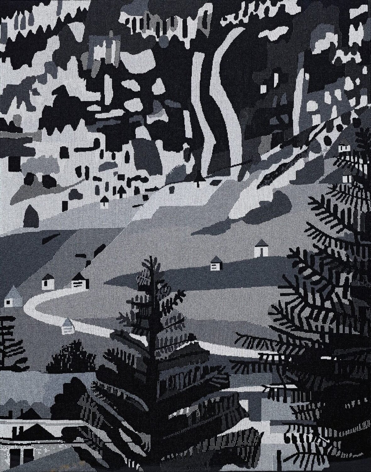 Untitled Jonas Wood Textile for sale
