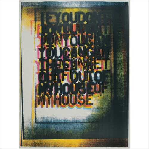 My House I di Christopher Wool, Stampa in vendita su Singulart