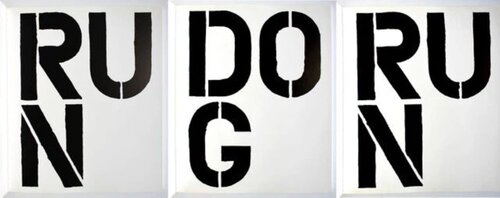 RUN DOG RUN di Christopher Wool, Stampa in vendita su Singulart